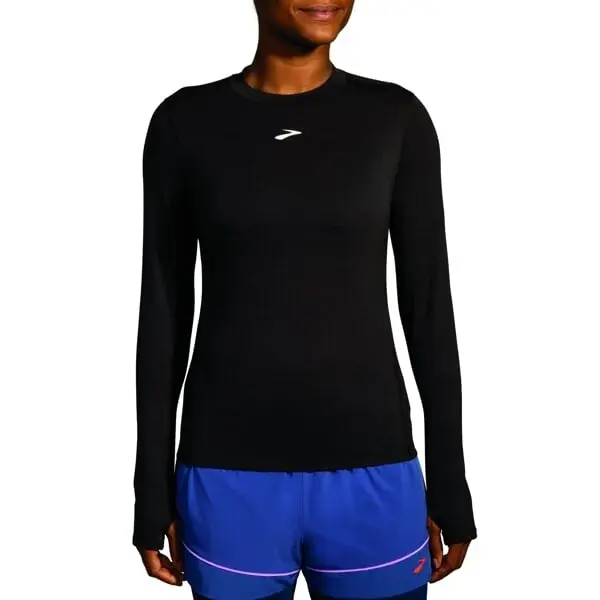 Dámske tričko Brooks High Point Long Sleeve čierna