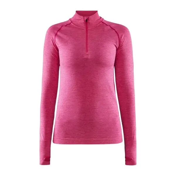 Dámske funkčné tričko Craft CORE Dry Active Comfort ZIP ružová