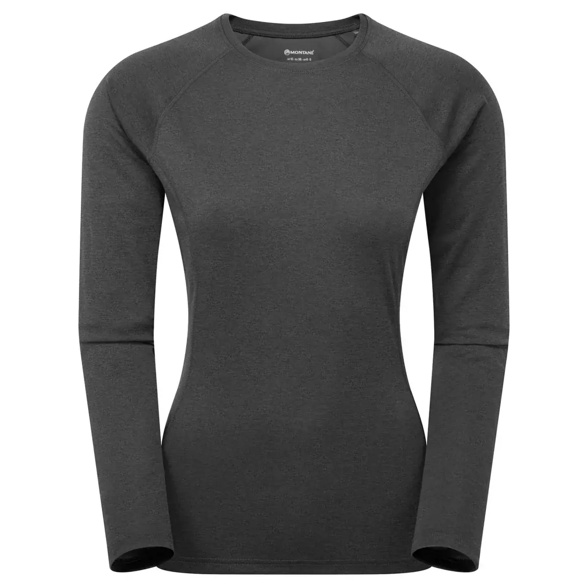 Dámske priedušné tričko Montane Womens's Dart Long Sleeve T-Shirt Black
