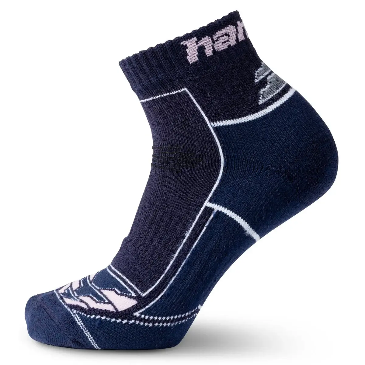 Dámske turistické ponožky Hannah Walk Lite W II dark blue/pink