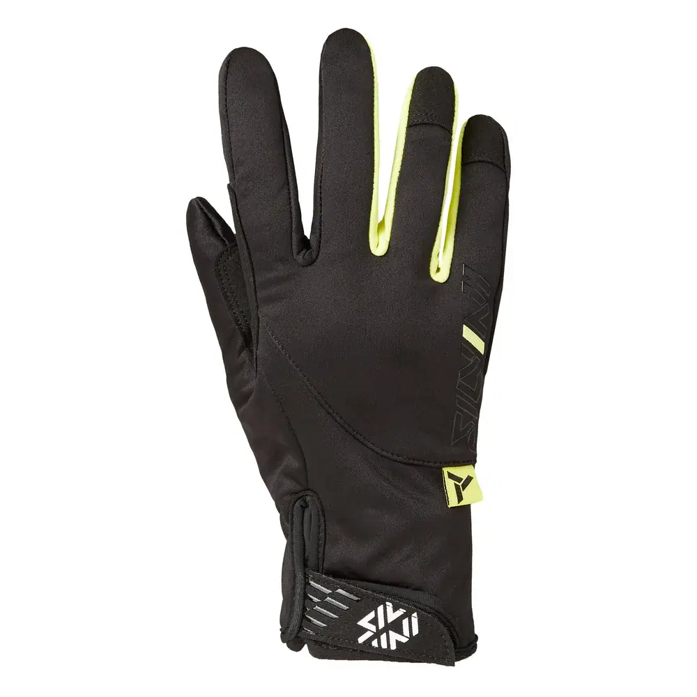 Silvini Dámske zimné rukavice Silvini Ortles Black-neon
