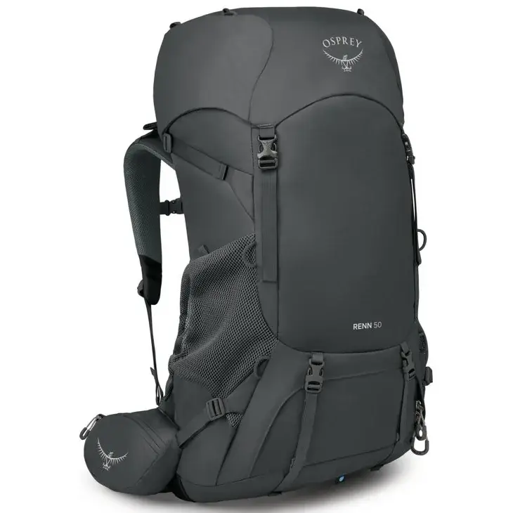 Dámsky batoh Osprey RENN 50 dark charcoal/gray wolf