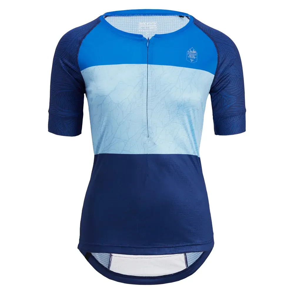 Silvini Dámsky cyklistický dres Silvini Stabina Navy blue