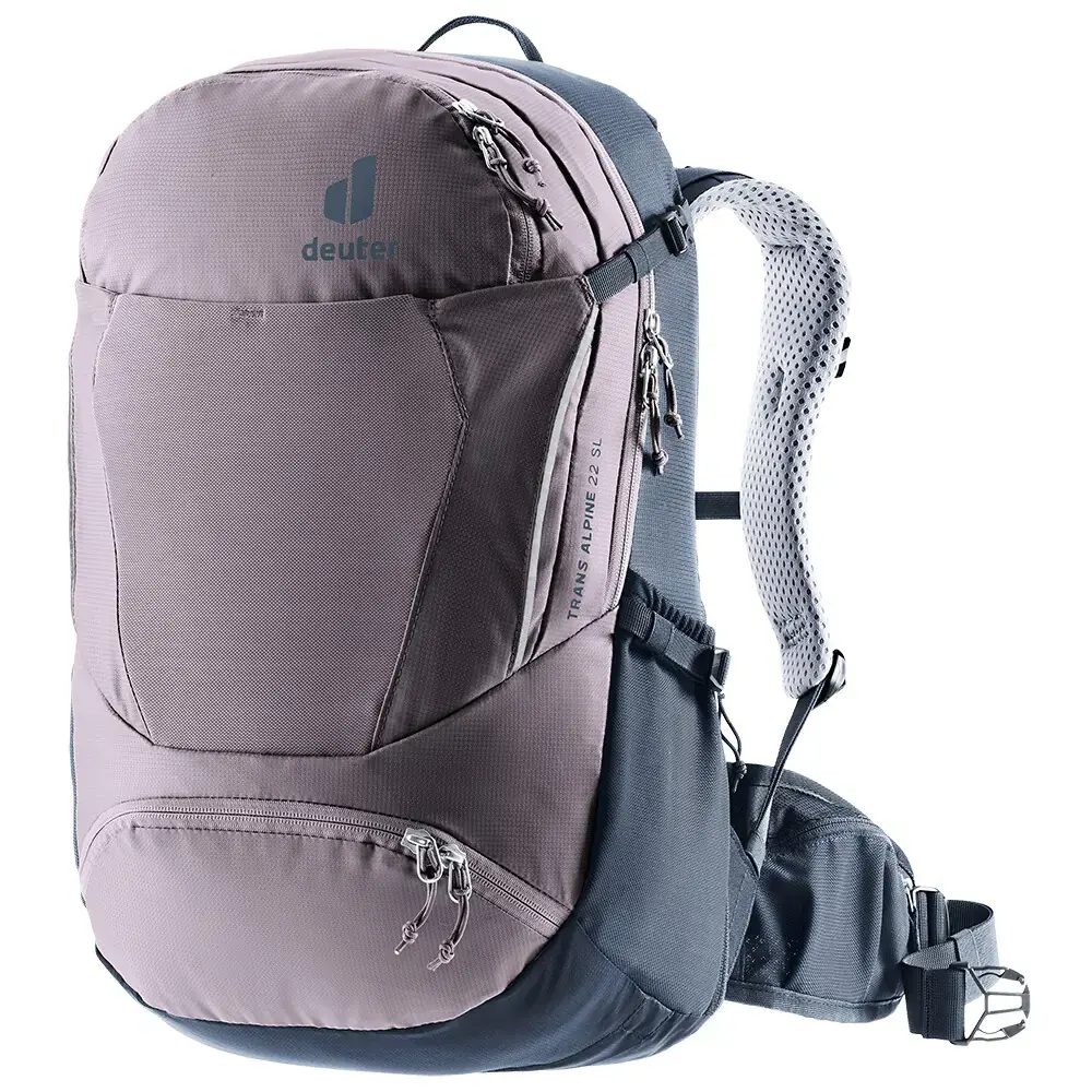 Dámsky cyklo batoh Deuter Trans Alpine 22L SL lavender-ink one-size