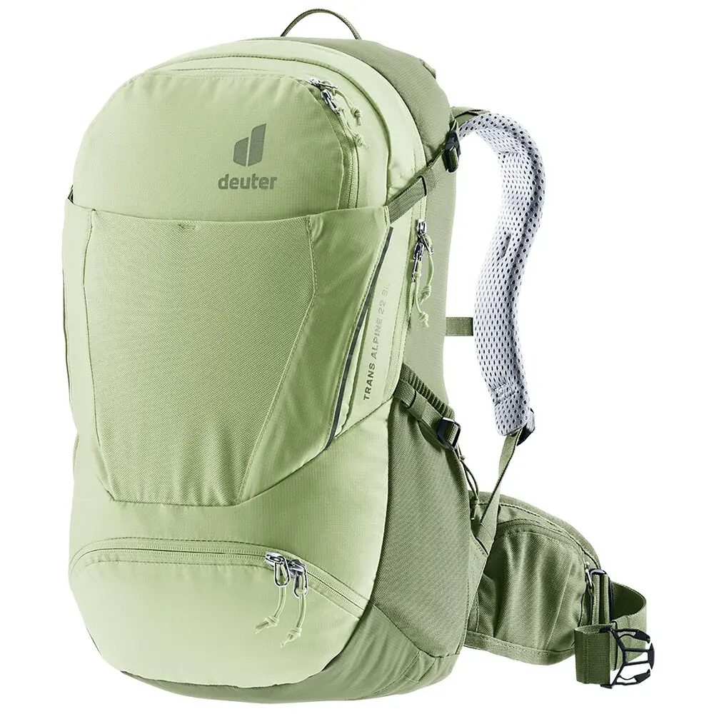 Dámsky cyklo batoh Deuter Trans Alpine 22L SL mineral-grove one-size