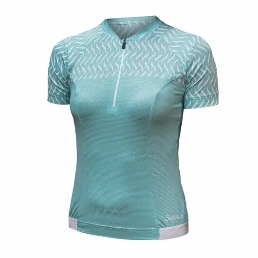 Sensor Dámsky cyklistický dres kr. rukáv Sensor Cyklo Tour mint wave