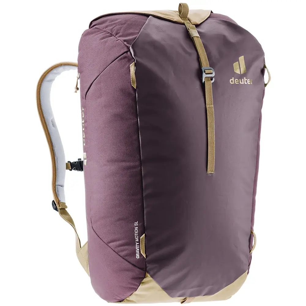 Dámsky lezecký batoh Deuter Gravity Motion SL 40L aubergine-clay