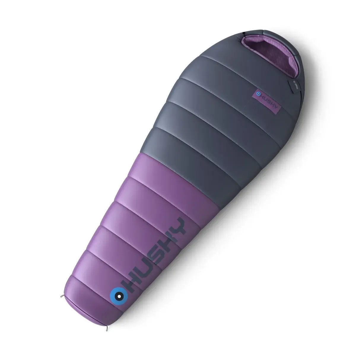 Husky Dámsky páperový spací vak Husky Drape Ladies blue/purple