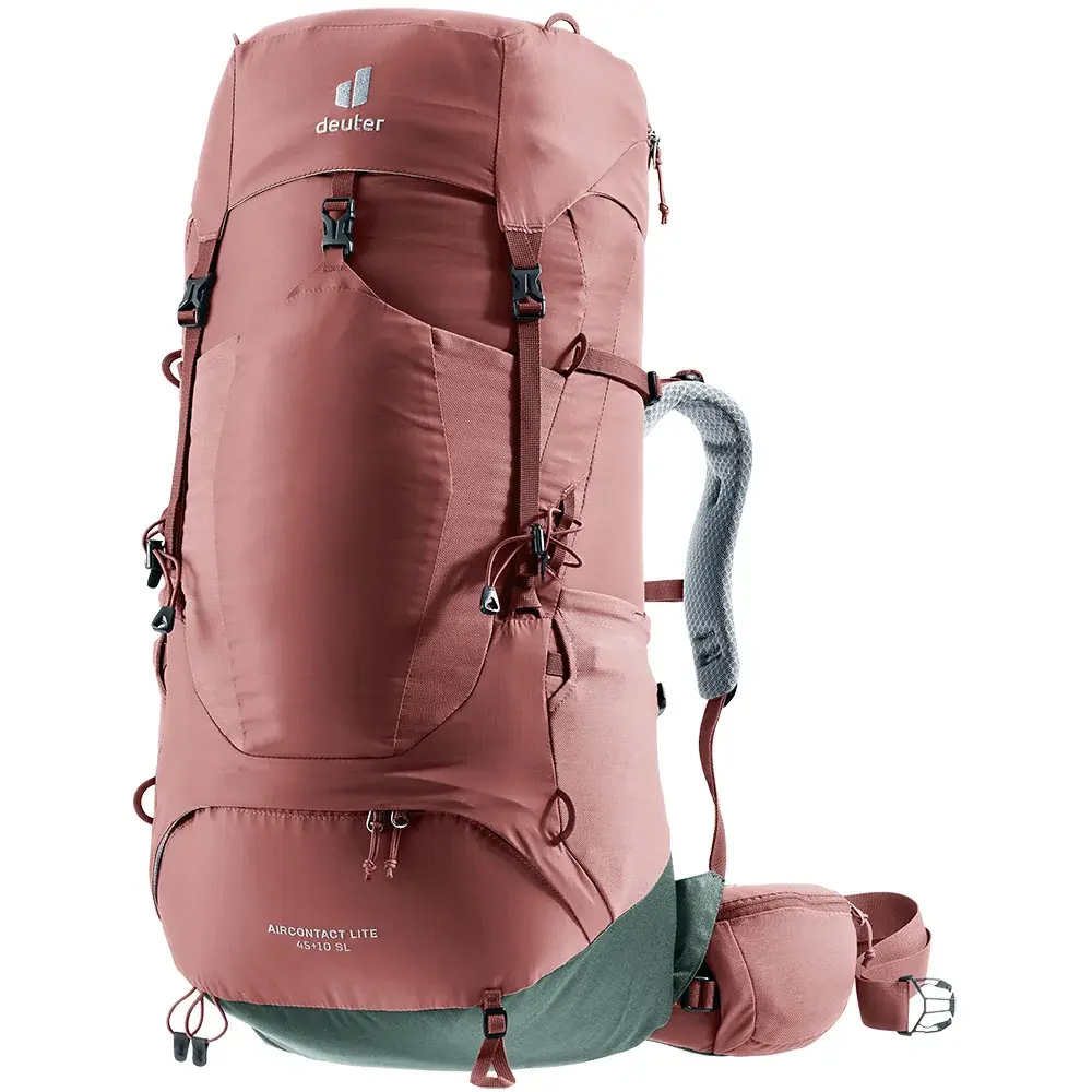 Dámsky turistický batoh Deuter Aircontact Lite 45+10L Capsia/ivy Small