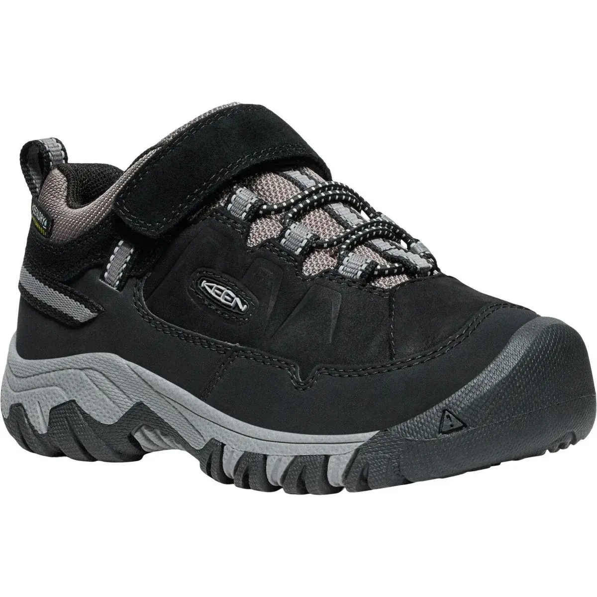 KEEN Detská nepremokavá topánka KEEN Targhee IV Low WP Children black/steel grey
