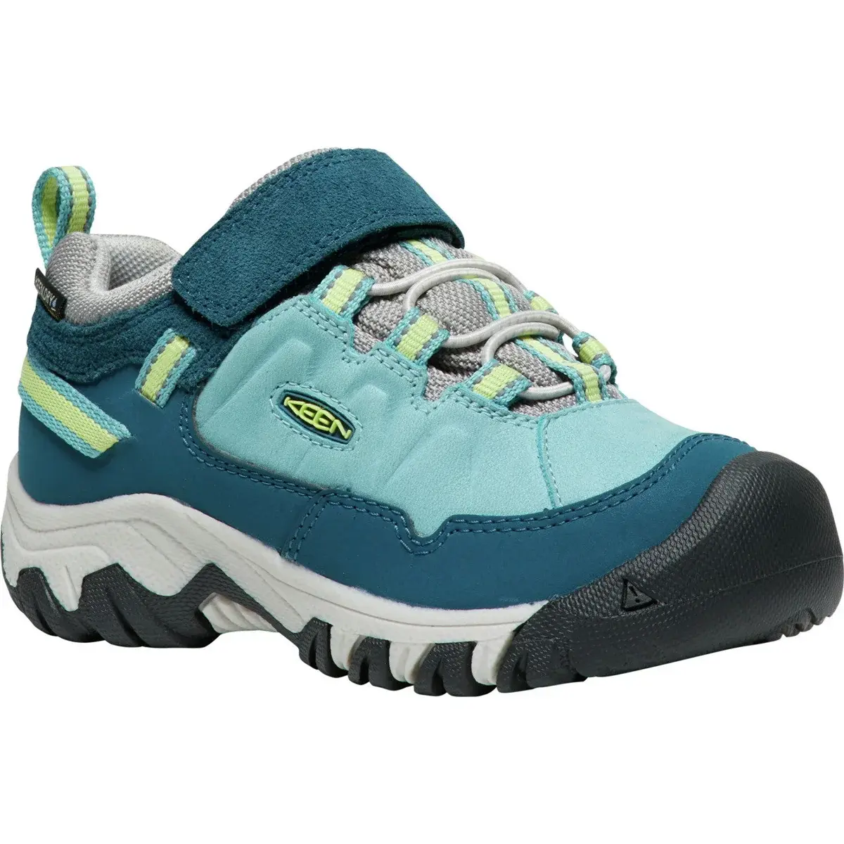 Detská nepremokavá topánka KEEN Targhee IV Low WP Children reef waters/daiquiri green