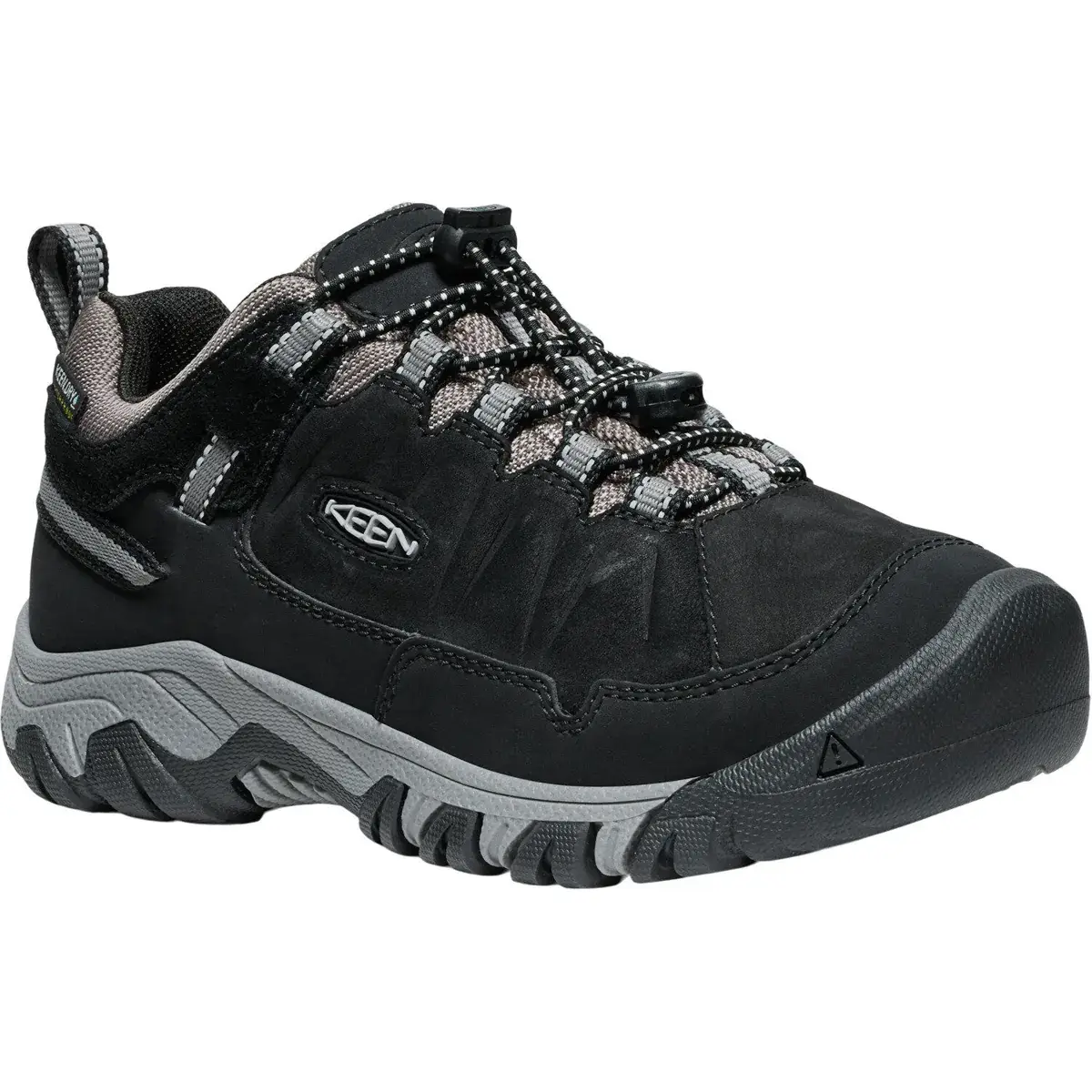 KEEN Detská nepremokavá topánka KEEN Targhee IV Low WP Youth black/steel grey