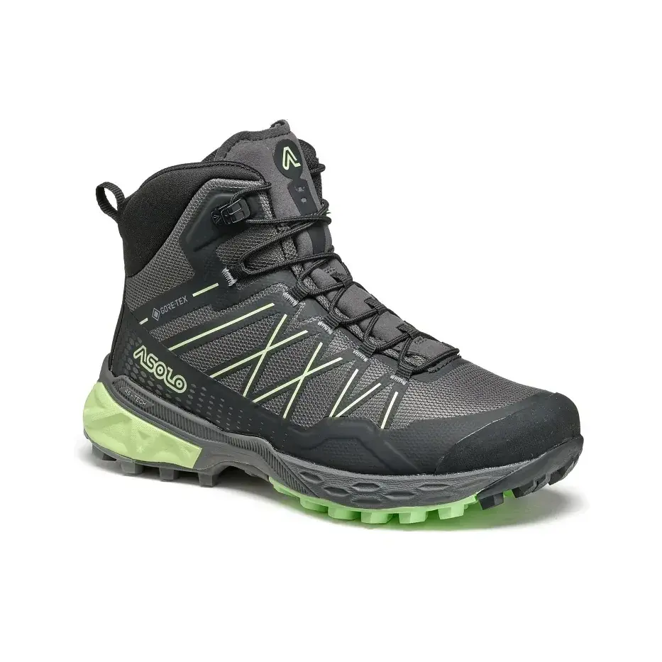 Asolo Detská členková topánka Asolo Tahoe Mid JR GTX shark grey/black/brook green/b182 36EU