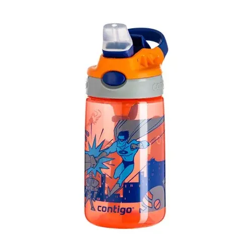 Contigo Detská fľaša Contigo Autospout James (cca 420 ml) oranžová s hrdinami
