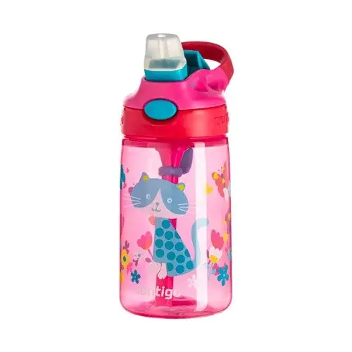 Contigo Detská fľaša Contigo Autospout James (cca 420 ml) ružová s mačičkou