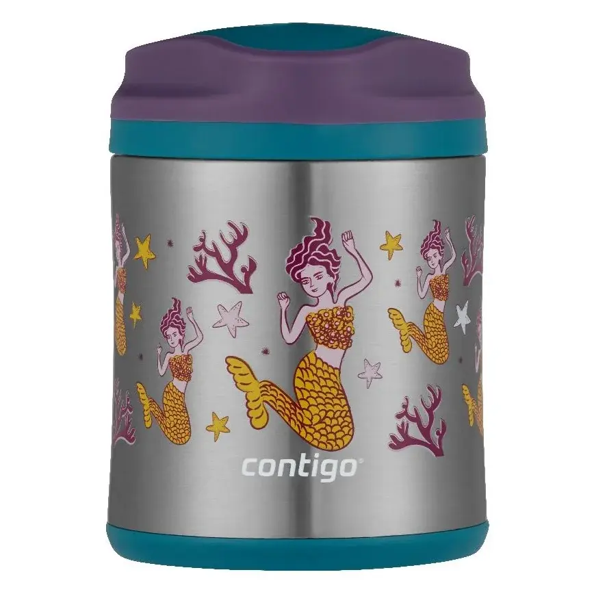 Contigo Detská termoska na jedlo Contigo Kids Food Jar 300 ml s motívom morských víl