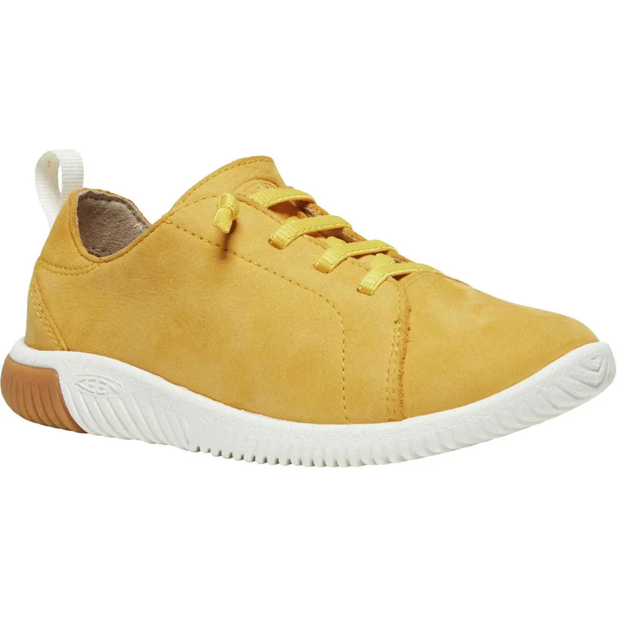 KEEN Detské barefoot topánky KEEN KNX Lace Children/Youth daffodil/star white