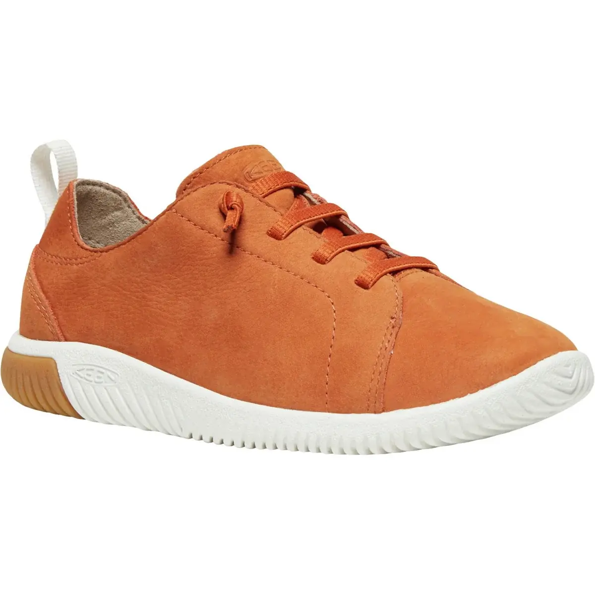 KEEN Detské barefoot topánky KEEN KNX Lace Children/Youth gold flame/star white
