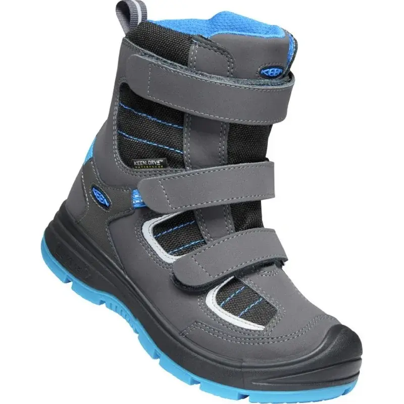 KEEN Detské topánky KEEN Redwood Winter WP Children raven/magnet