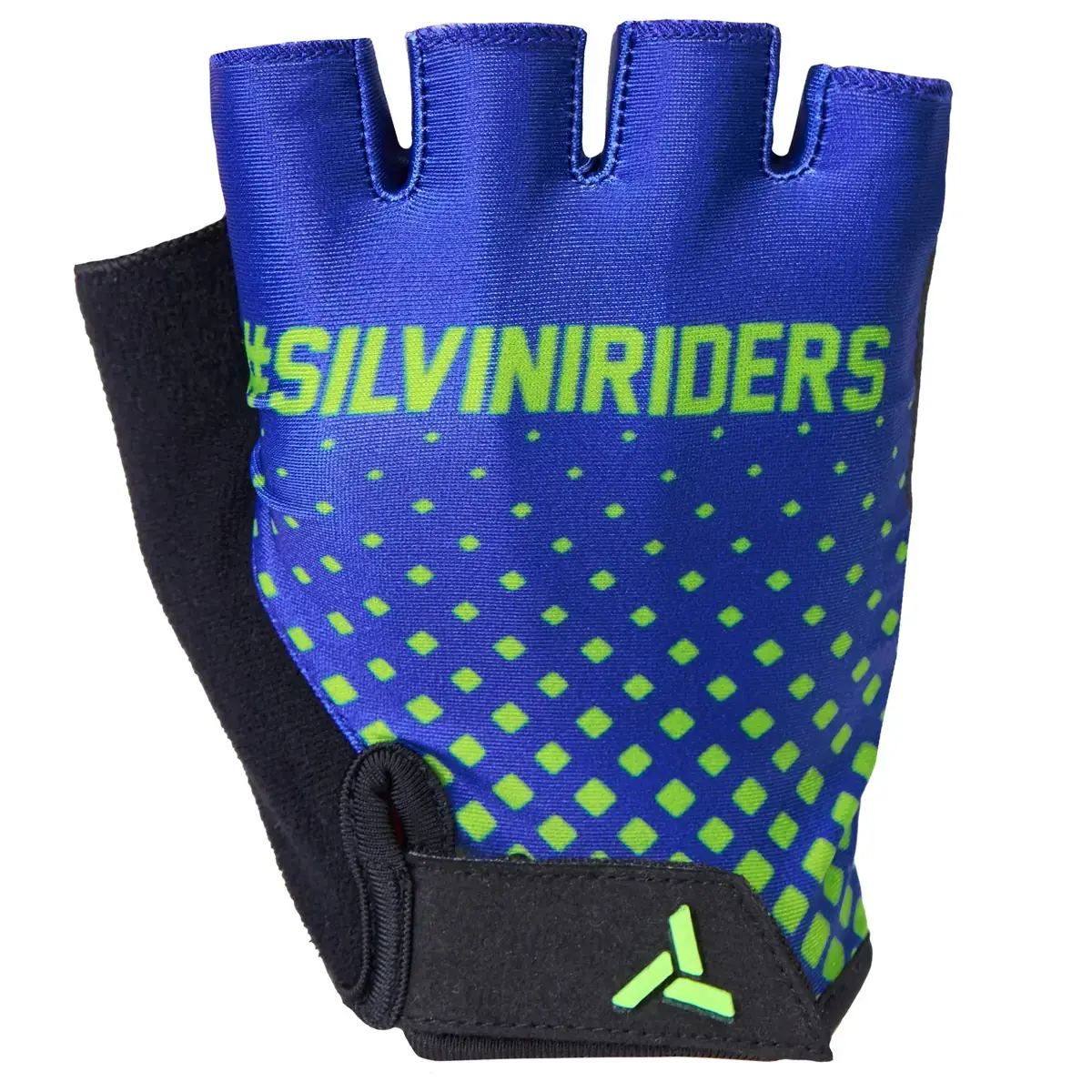 Silvini Detské cyklistické rukavice Silvini CA2433 Gaioni blue-neon