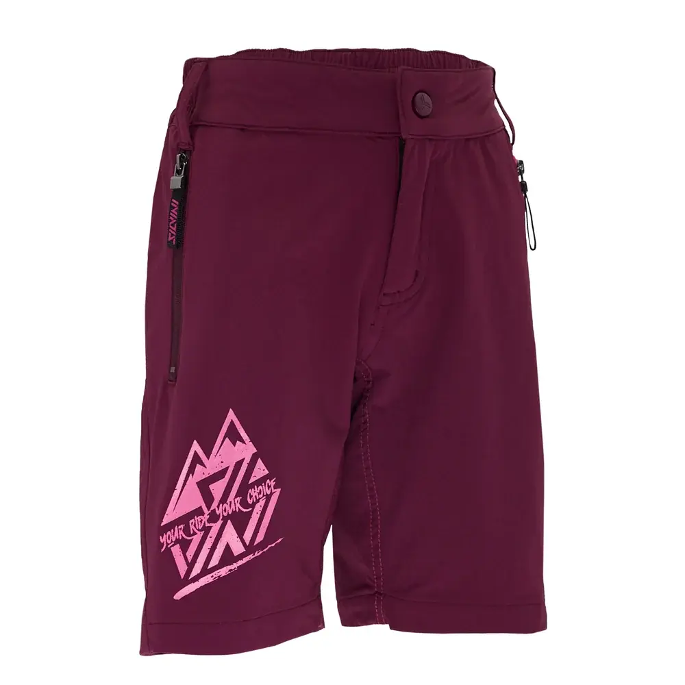 Silvini Detské cyklo kraťasy Silvini Acri CP2288 plum