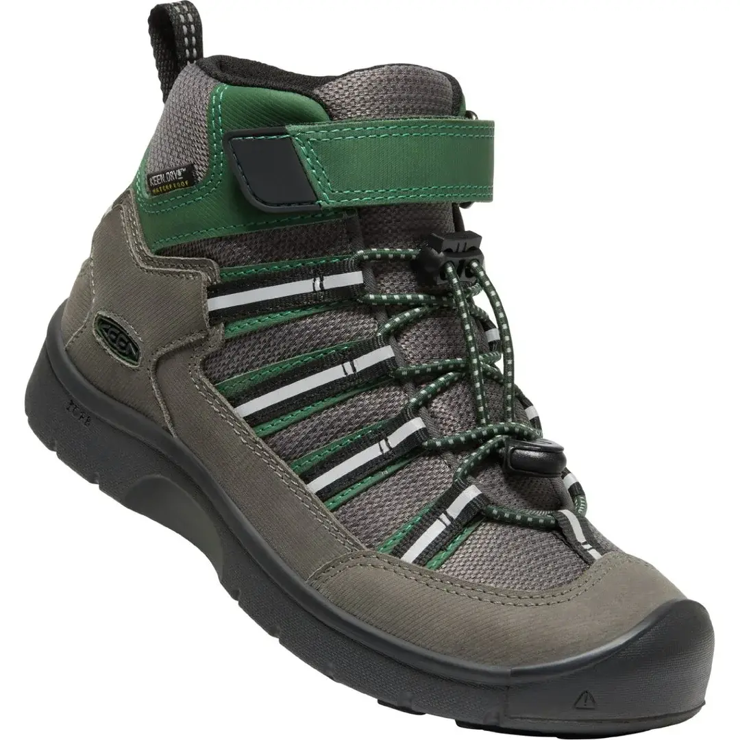 KEEN Detské členkové topánky KEEN Hikeport 2 Sport Mid WP Children magnet/greener pastures