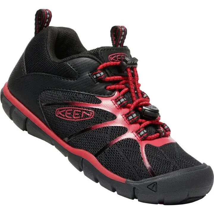 KEEN Detské nízke topánky KEEN Chandler 2 CNX CHILDREN black/red carpet