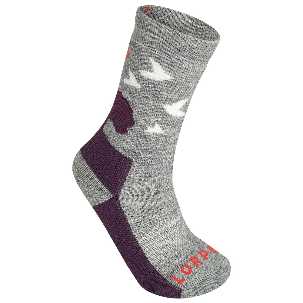 Lorpen Detské ponožky Lorpen Midweight Hiker Eco Kids GREY