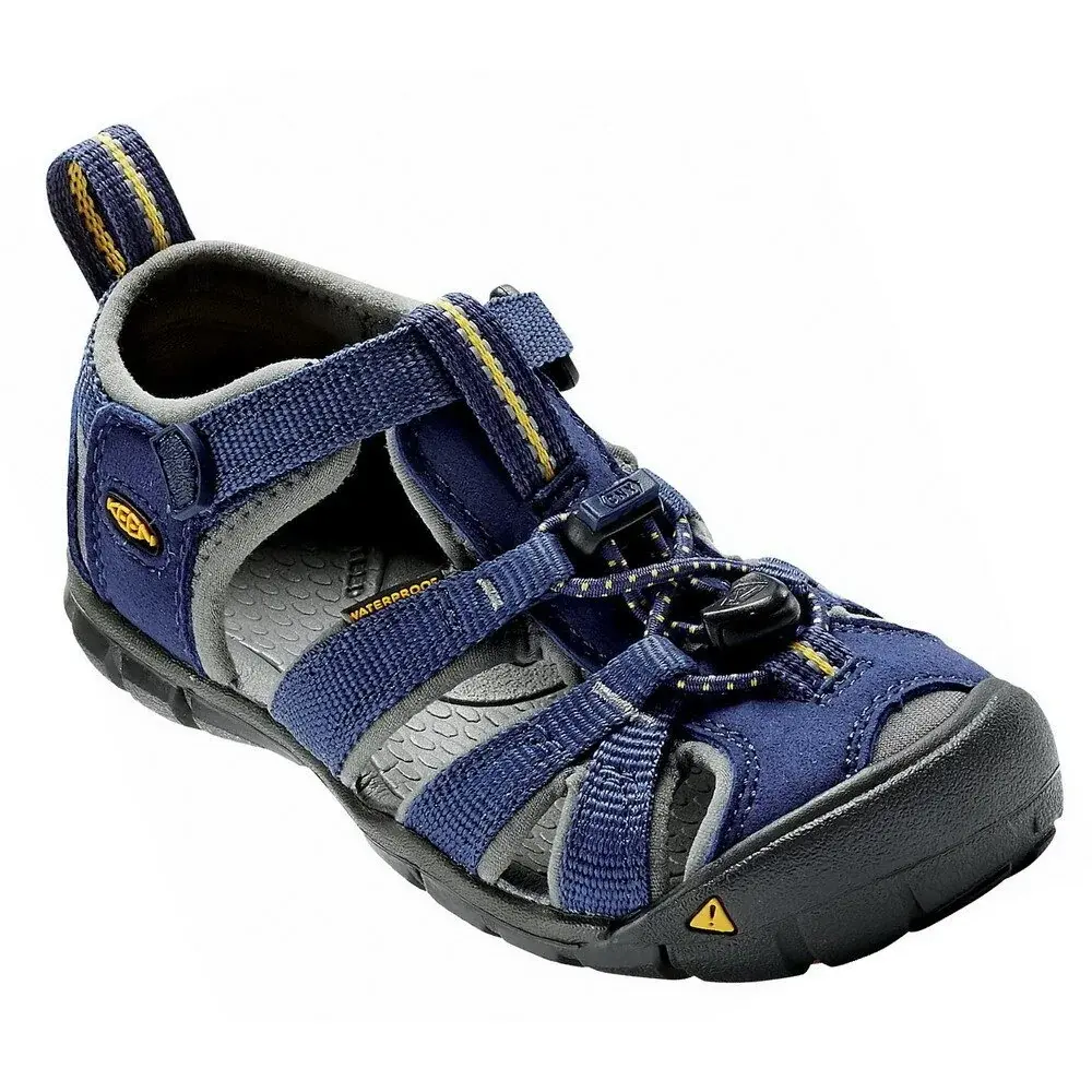 KEEN Detské hybridné sandále KEEN Seacamp II CNX Children blue depths/gargoyle