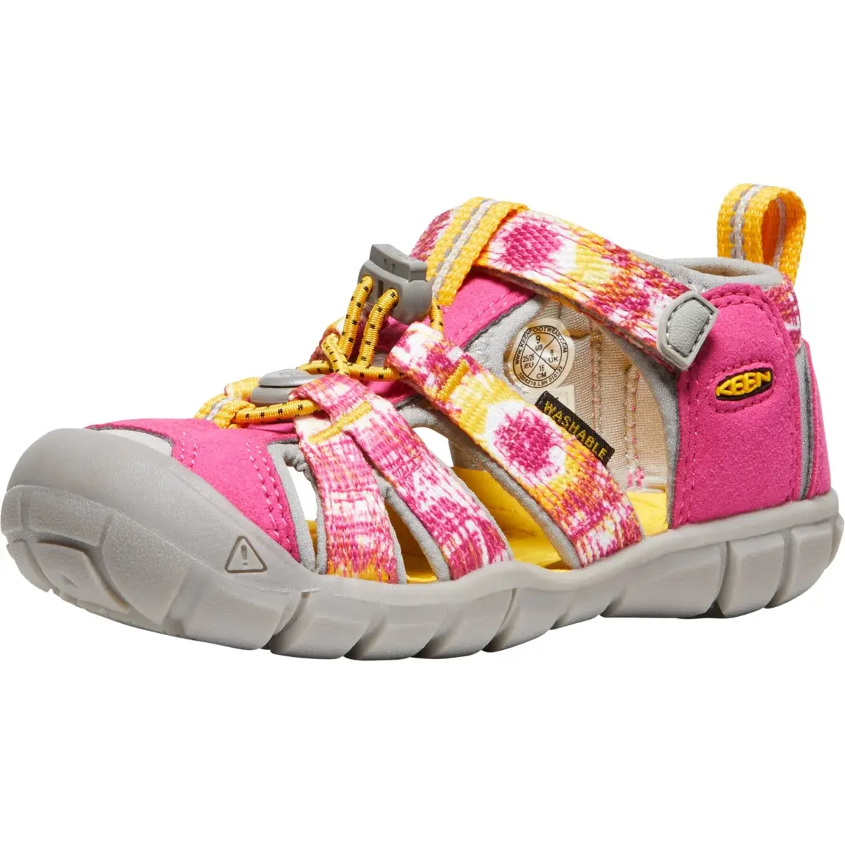 Detské hybridné sandále KEEN Seacamp II CNX Children/Youth multi/keen yellow