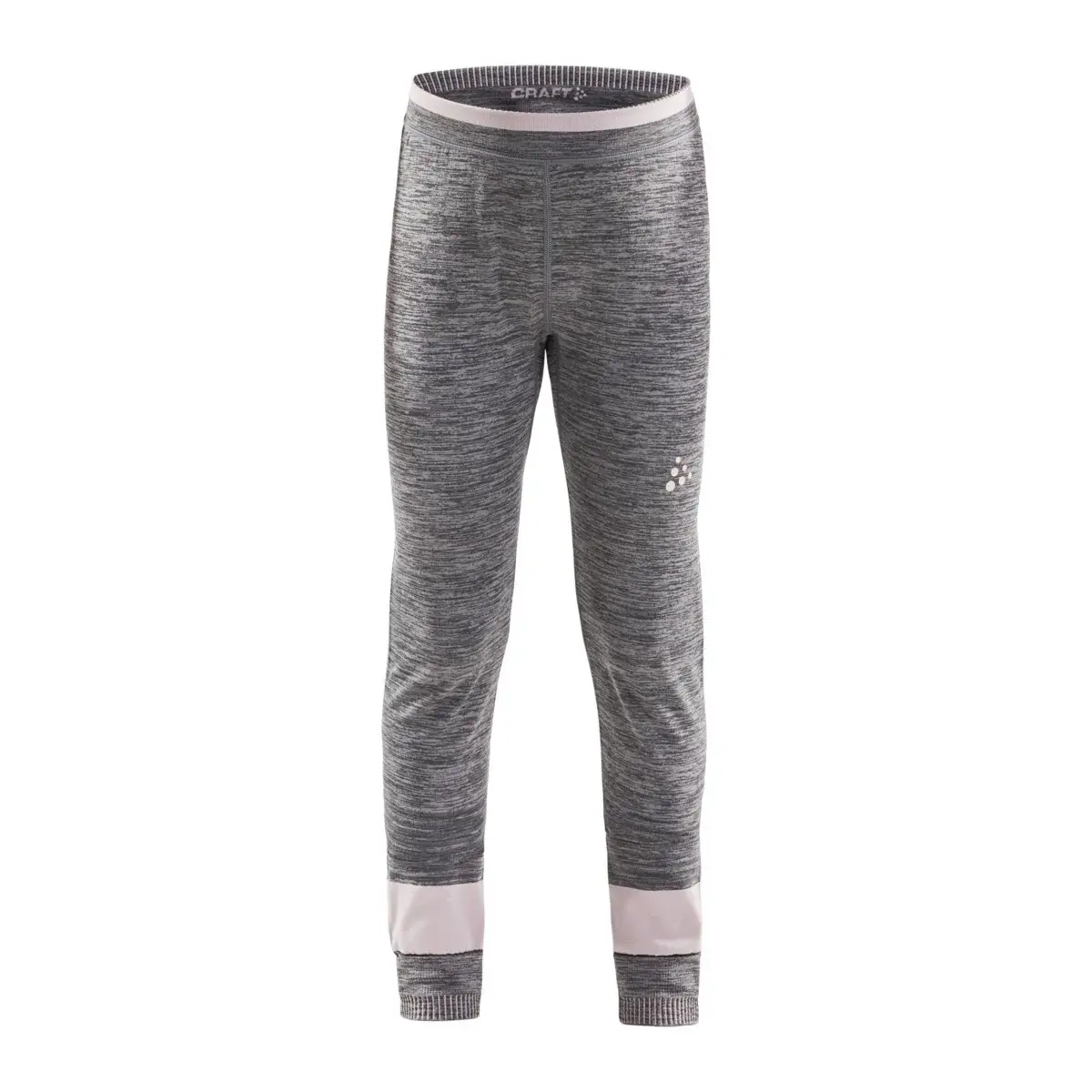 Craft Detské funkčné spodky Craft Fuseknit Comfort sivá/ružová
