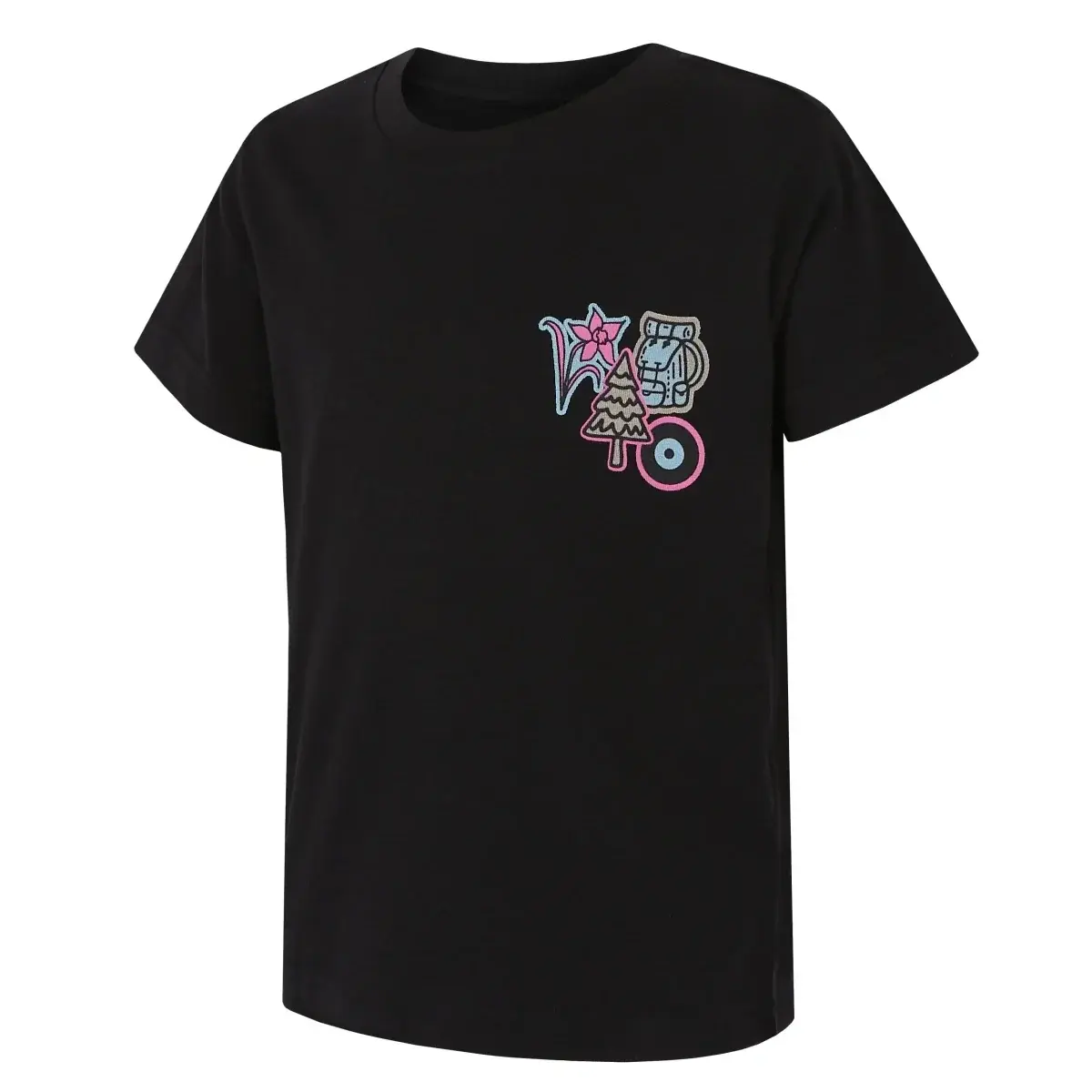 Husky Detské tričko Husky Tee Patch K black