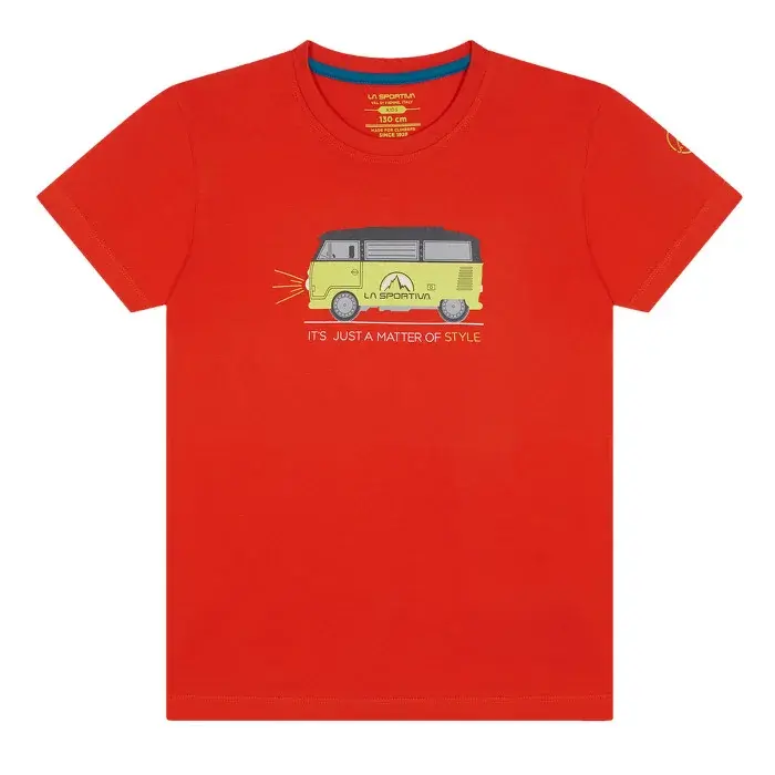 La Sportiva Detské tričko La Sportiva Van T-Shirt poppy 130