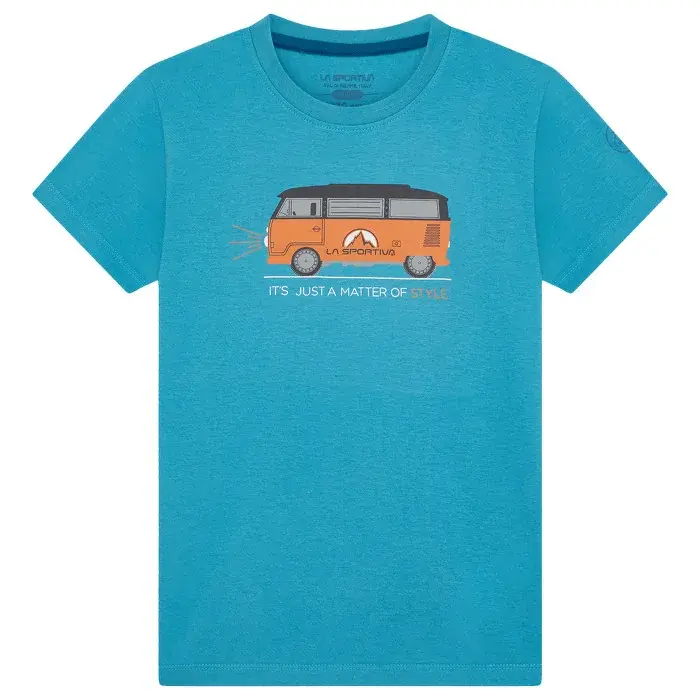 Detské tričko La Sportiva Van T-Shirt topaz