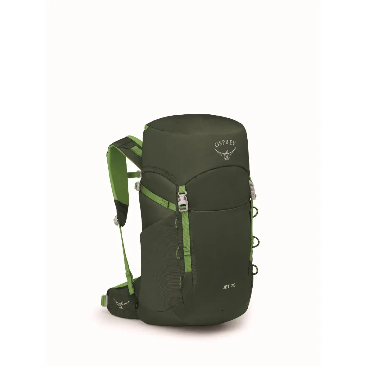 Detský batoh Osprey Jet 28L green canopy/limeline green