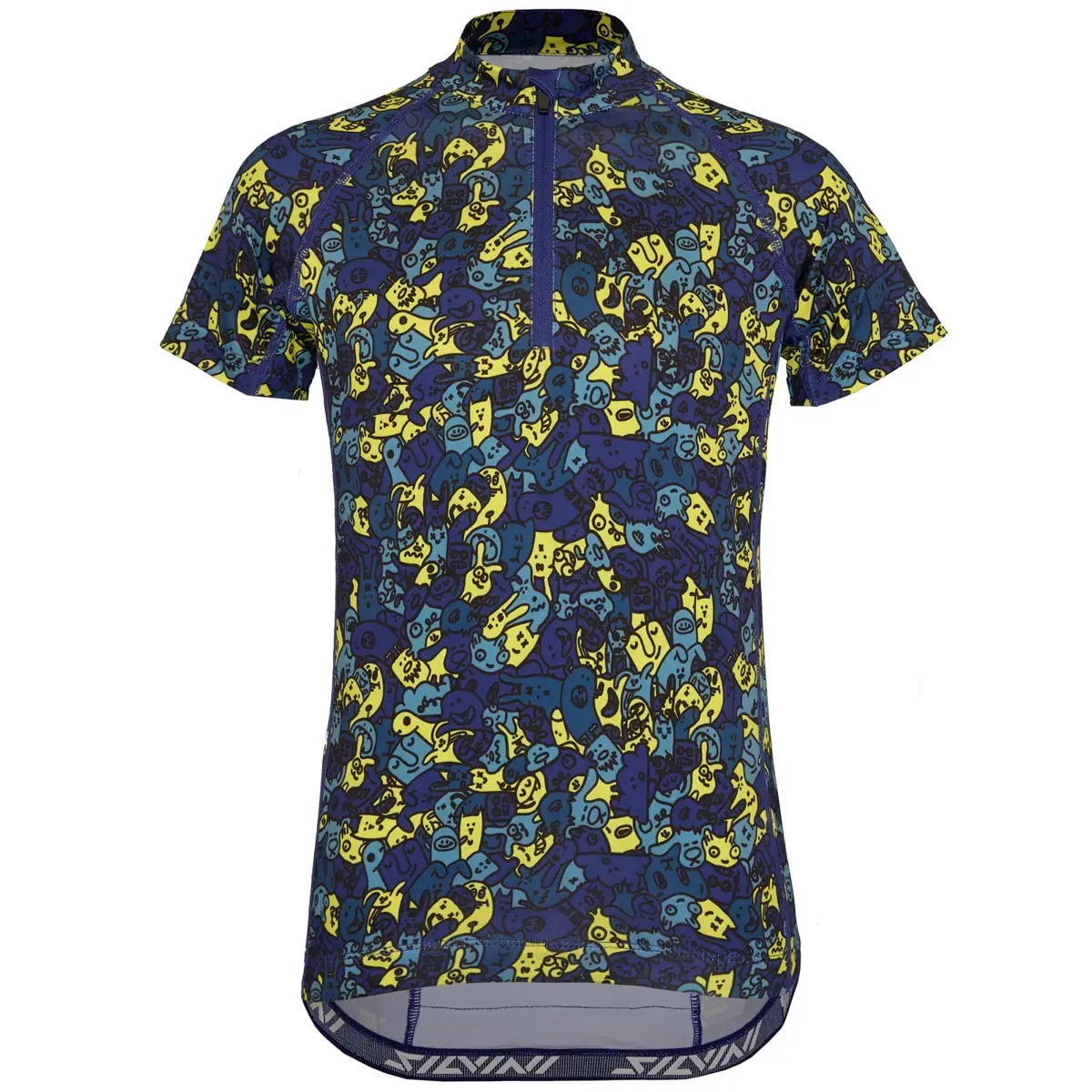 Detský dres Silvini CD1434 Scrivia blue-neon