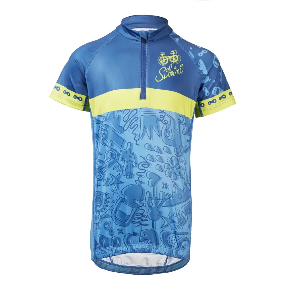 Silvini Detský dres Silvini Scrivia CD1434 blue-lime
