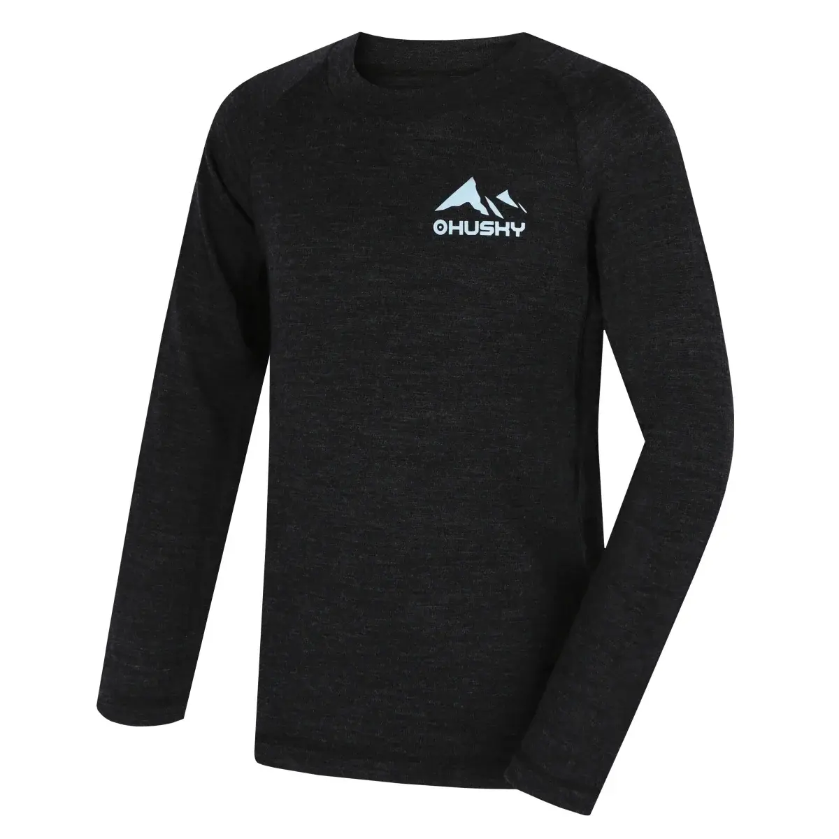 Detský funkčný merino set Husky Merbo K black