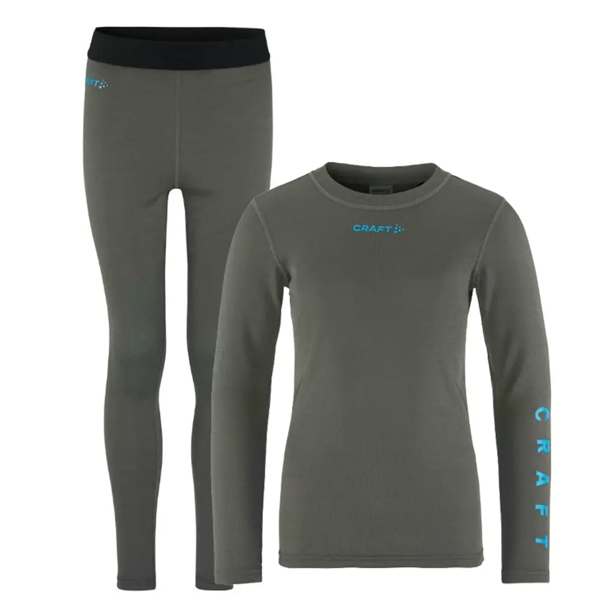 Craft Detský funkčný set Craft Core Warmp Baselayer sivá
