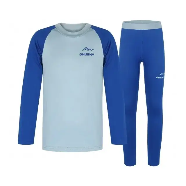 Detský funkčný set termobielizne Husky Tombo K faded mint/blue