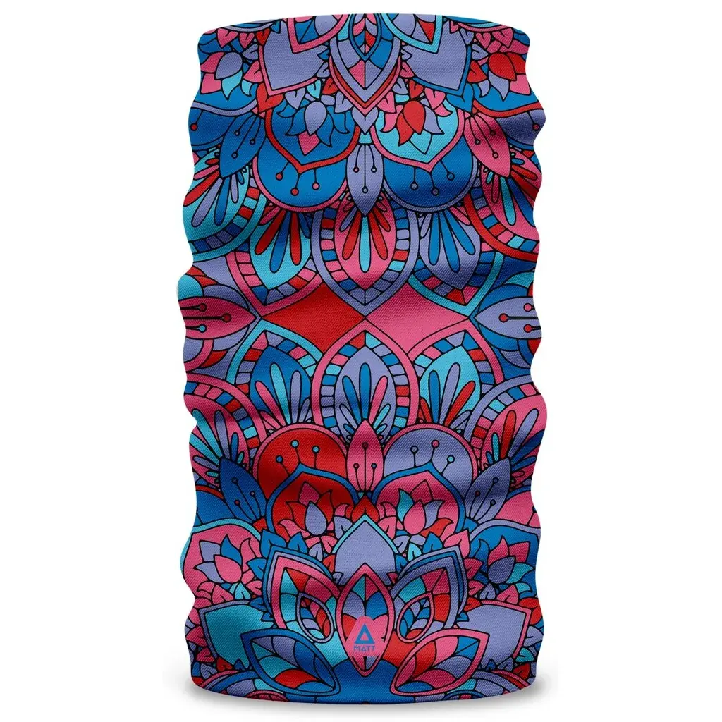 Detský nákrčník MATT Kids Scarf Coolmax Eco leavesk