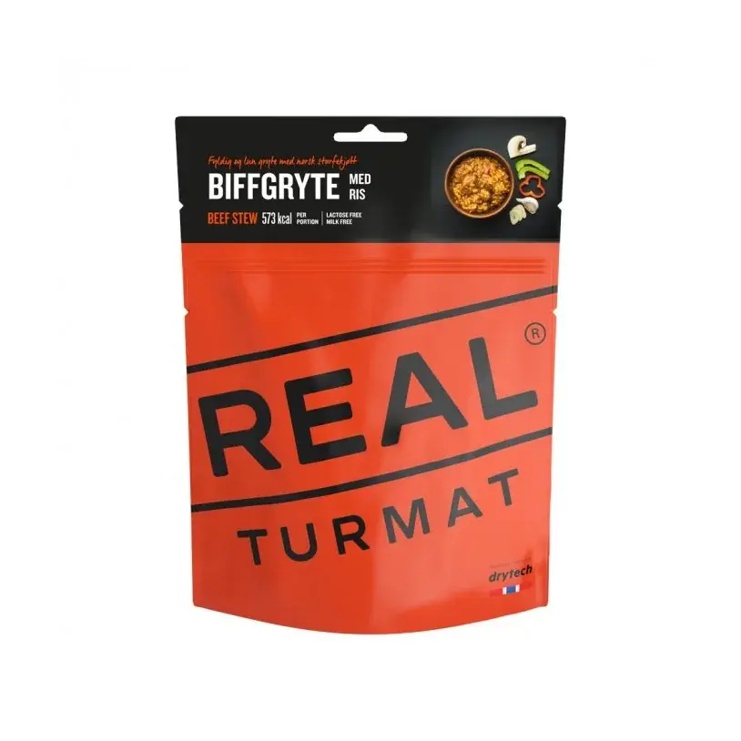 REAL Turmat Dusené hovädzie REAL Turmat 500 gramov