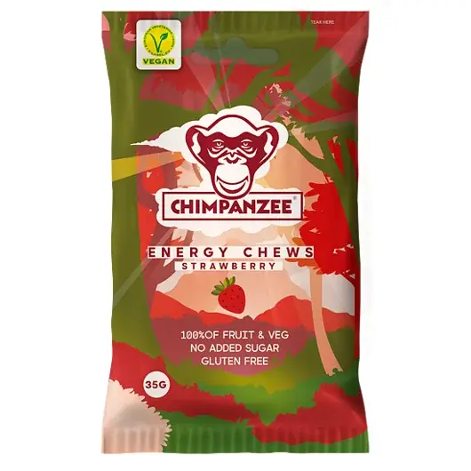 Chimpanzee Energy bonbóny Chimpanzee Strawberry 35g
