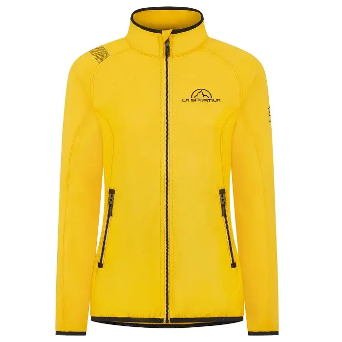 La Sportiva Fleecová pánska mikina La Sportiva Promo Fleece yellow/black