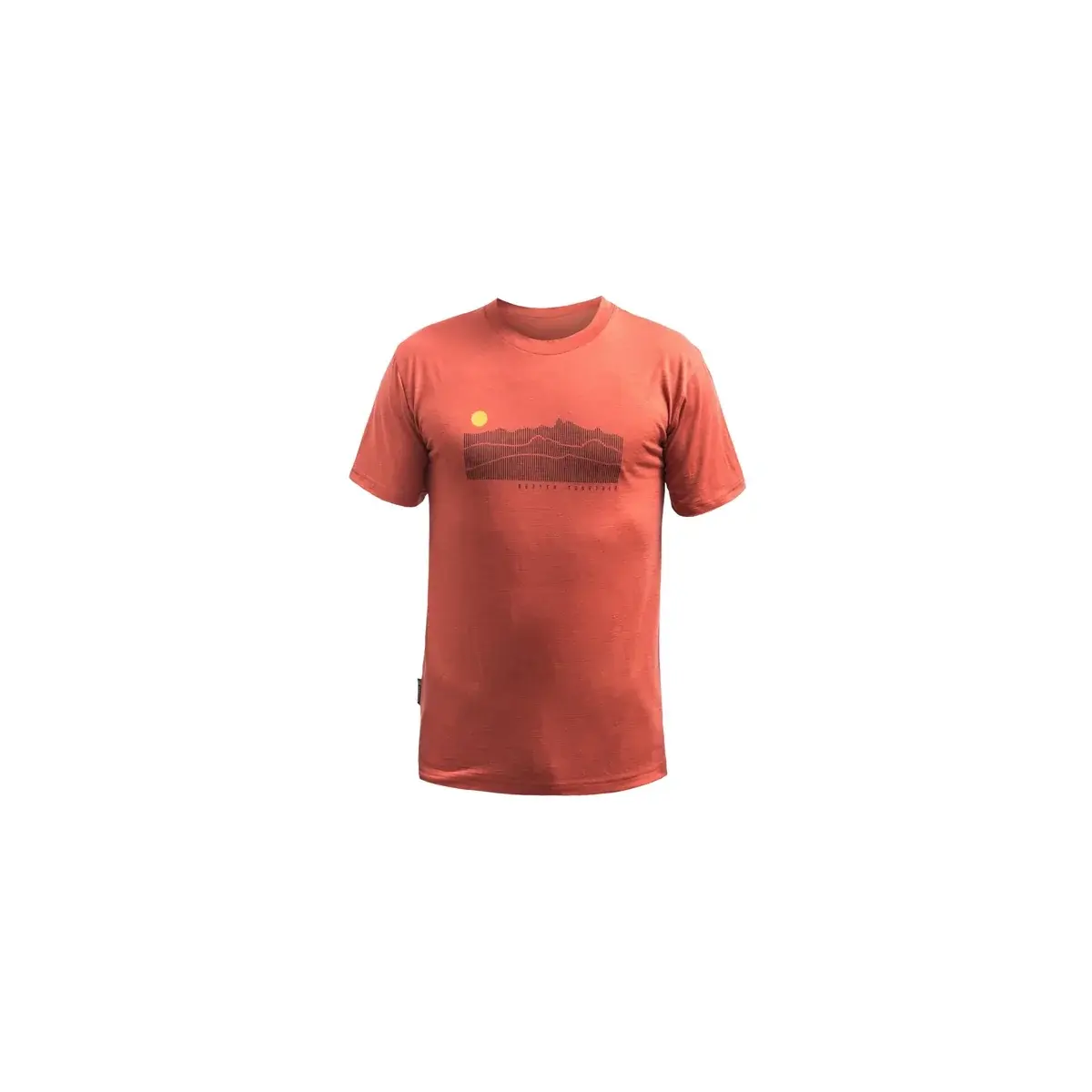 Funkčné tričko Sensor Merino Active Sunrise terracotta