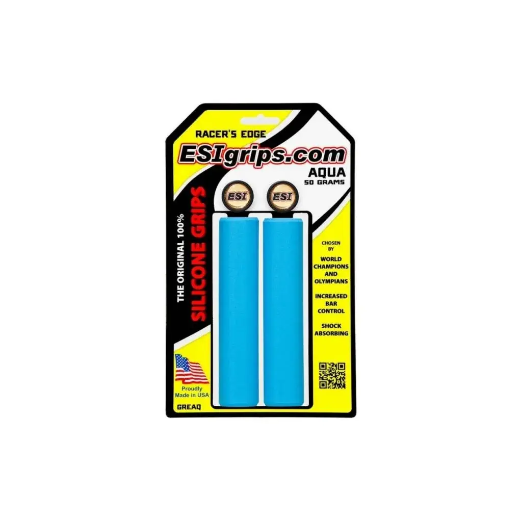 Gripy ESI grips Racer's Edge aqua