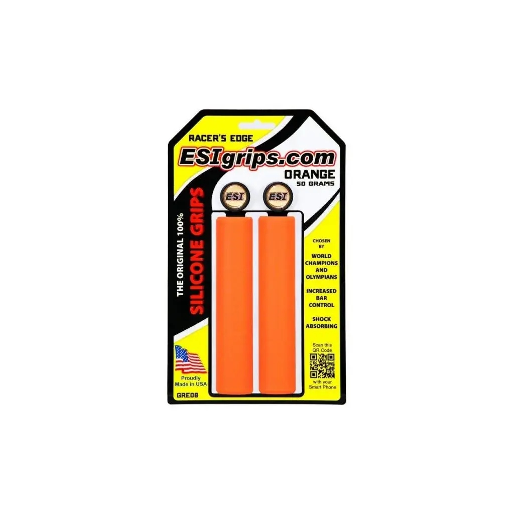 Gripy ESI grips Racer's Edge orange