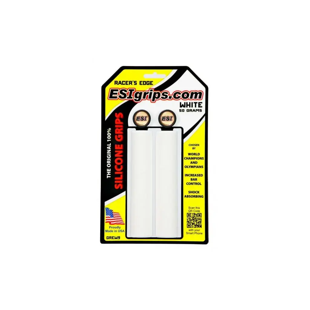 Gripy ESI grips Racer's Edge white
