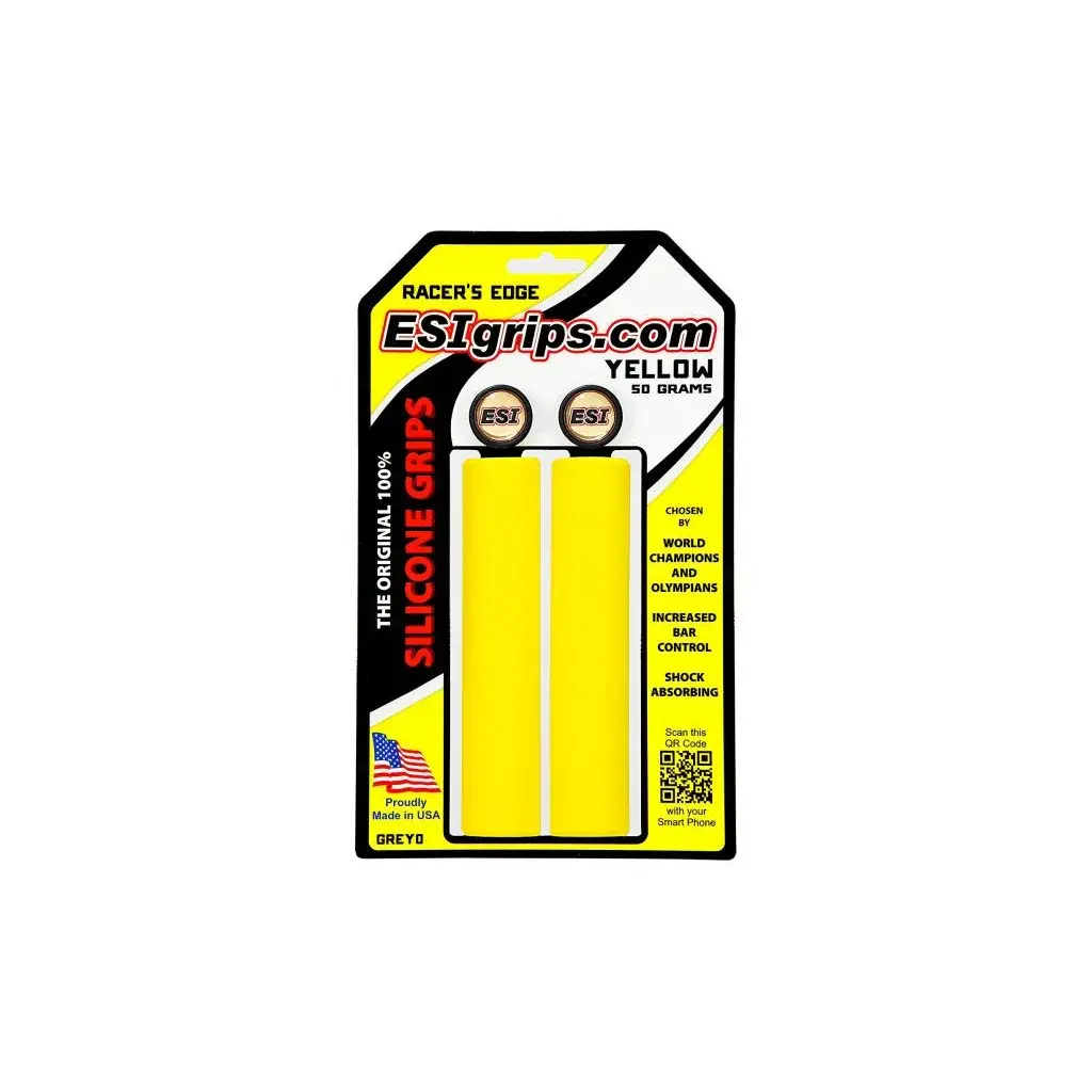Gripy ESI grips Racer's Edge yellow