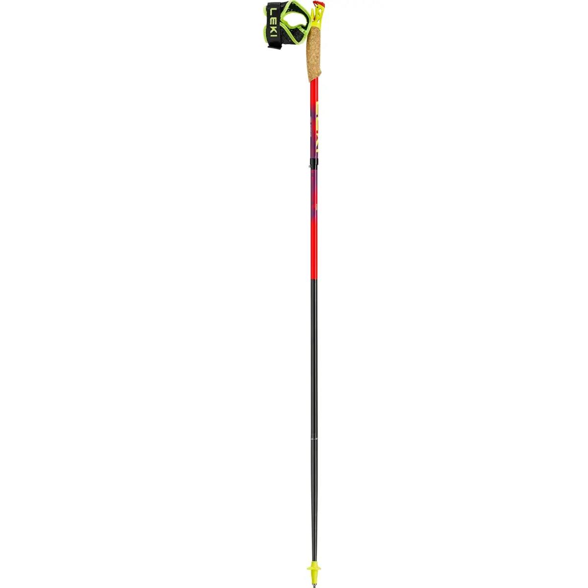 Palice Leki Ultratrail FX.One, bright red-violet-neonyellow,